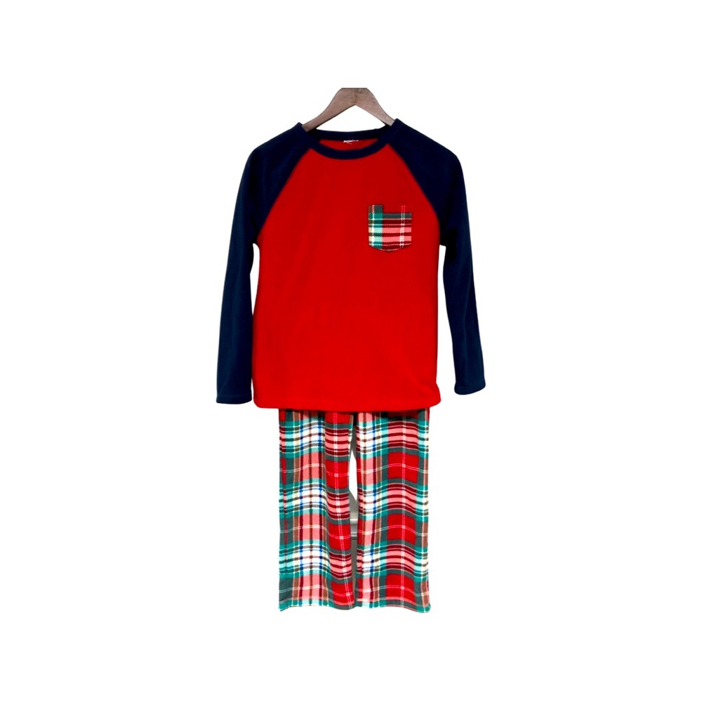 Lands end fleece boys pajamas set